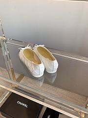 Chanel black white ballet flats - 3