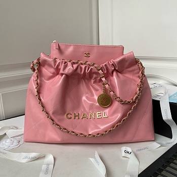 Chanel AS4486 22 pink leather bag