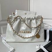 Chanel AS4486 22 white leather bag - 1