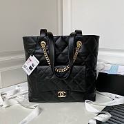 Chanel Lambskin Shopping Bag AS4359 Black 2023 Bag - 1