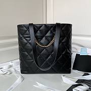 Chanel Lambskin Shopping Bag AS4359 Black 2023 Bag - 6