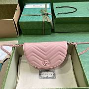 Gucci GG Marmont Matelassé Chain Pink Bag - 1