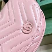 Gucci GG Marmont Matelassé Chain Pink Bag - 5