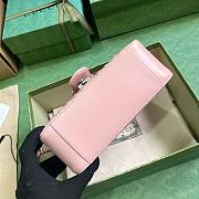 Gucci GG Marmont Matelassé Shoulder Pink Bag - 4