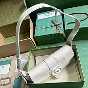 Gucci Small Aphrodite White Leather Shoulder Bag - 6