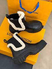 Louis Vuitton Ski Ruby Flat Ankle Black Boot - 3