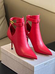 Jimmy Choo Nell Red Ankle Boot - 6