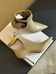 Jimmy Choo Nell Beige Ankle Boot - 6