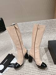 Chanel beige high boots - 5