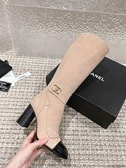 Chanel beige high boots - 6