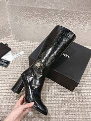 Chanel black high boots - 4