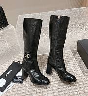 Chanel black high boots - 1