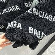 Balenciaga black fur jacket - 4