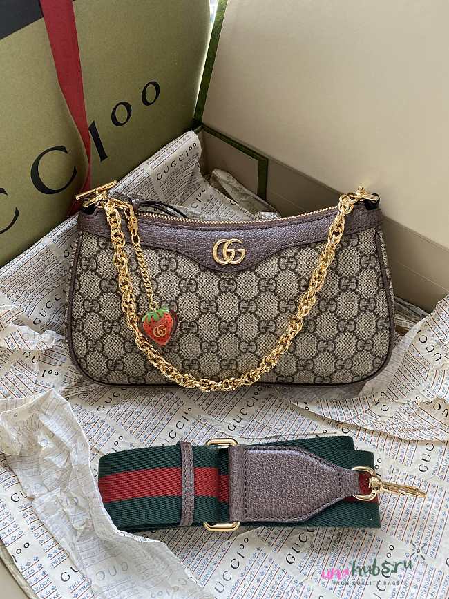 Gucci Ophidia GG small monogram bag - 1