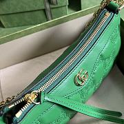 Gucci Ophidia GG small green bag - 6