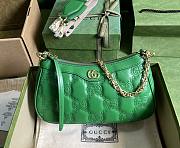 Gucci Ophidia GG small green bag - 1