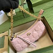 Gucci Ophidia GG small pink bag - 4