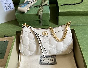 Gucci Ophidia GG small white bag