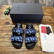 Valentino Garavani Blue Slides - 1