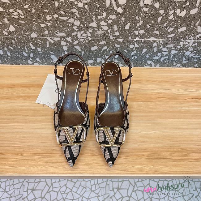 Valentino Garavani Brown Heels - 1