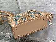 Medium Lady Dior Bag Beige Multicolor Fabric with Dior Birds Beadwork - 2