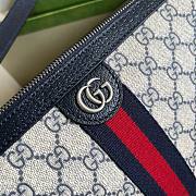 Gucci Ophidia 674096 large shoulder blue bag - 5