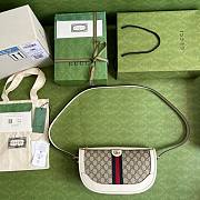 Gucci Ophidia 674096 large shoulder white bag - 5