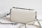 Gucci Petite Gg Mini White Leather Shoulder bag - 3