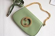 Gucci Small Interlocking G Blondie Green Bag - 1