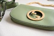 Gucci Small Interlocking G Blondie Green Bag - 4