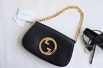 Gucci Small Interlocking G Blondie Black Bag