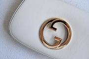 Gucci Small Interlocking G Blondie White Bag - 4