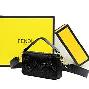 Fendi Baguette Black Beaded Bag - 2