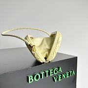 Bottega Veneta intreccio yellow leather clutch - 6