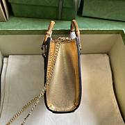 Gucci Diana super mini metallic bag  - 6