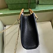 Gucci Diana super mini black bag - 6