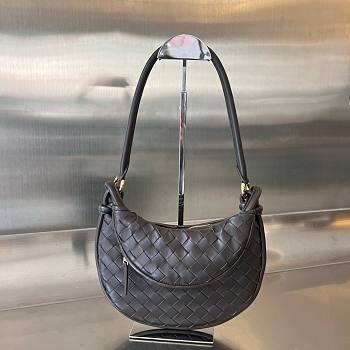 Bottega Veneta Small Gemelli Dark Coffee Bag