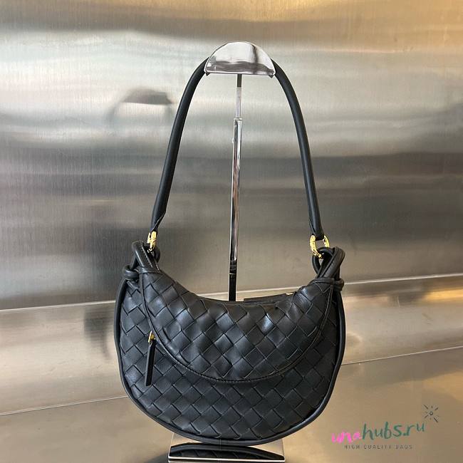 Bottega Veneta Small Gemelli Black Bag - 1