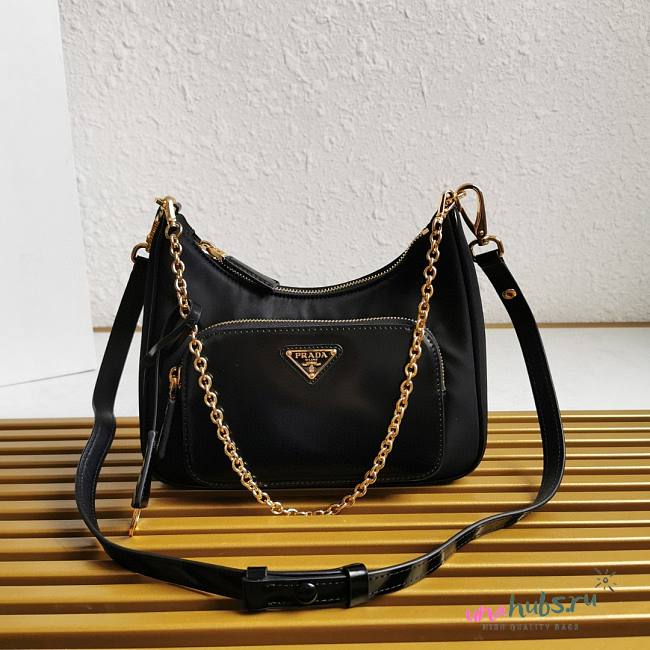 Prada Re-Nylon brushed leather mini-bag - 1