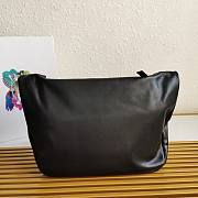 Prada Men Black Leather Shoulder Bag 2VH125  - 6