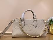 Louis Vuitton M46653 OnTheGo East West Cream Bag - 1