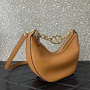 Valentino Garavani VLogo Moon brown leather bag - 6