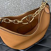 Valentino Garavani VLogo Moon brown leather bag - 3