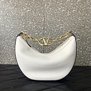 Valentino Garavani VLogo Moon white leather bag - 1