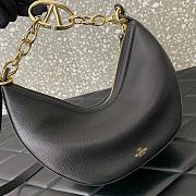 Valentino Garavani VLogo Moon black leather bag - 3