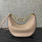 Valentino Garavani VLogo Moon beige leather bag - 2