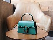 Gucci Dionysus Mini Top Handle Green Leather Bag - 4