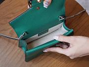 Gucci Dionysus Mini Top Handle Green Leather Bag - 2