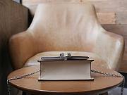 Gucci Dionysus Mini Top Handle White Leather Bag - 5