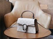 Gucci Dionysus Mini Top Handle White Leather Bag - 4